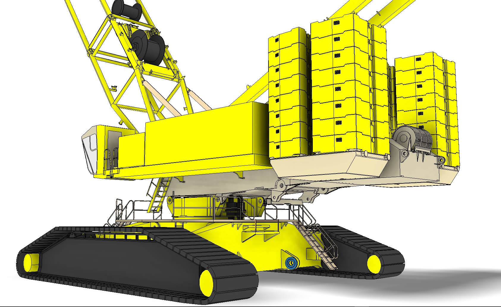 Boom Lifting Radius